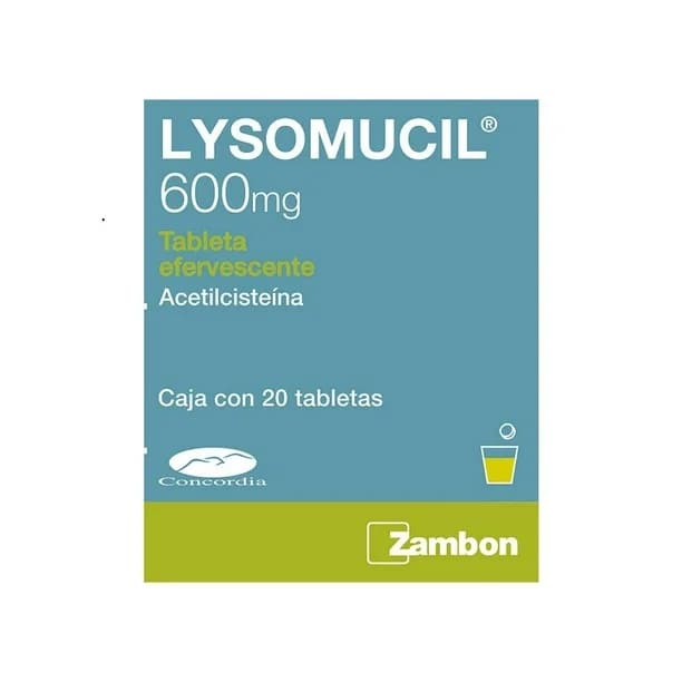 LYSOMUCIL 600MG C/20 TAB